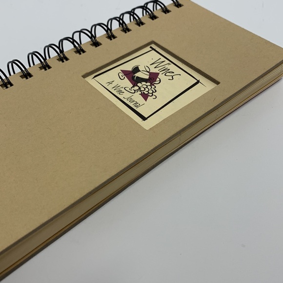 Journal | Wines A Wine Journal | Recycled Paper Spiral Book Tracking Your Likes! - Picture 4 of 9